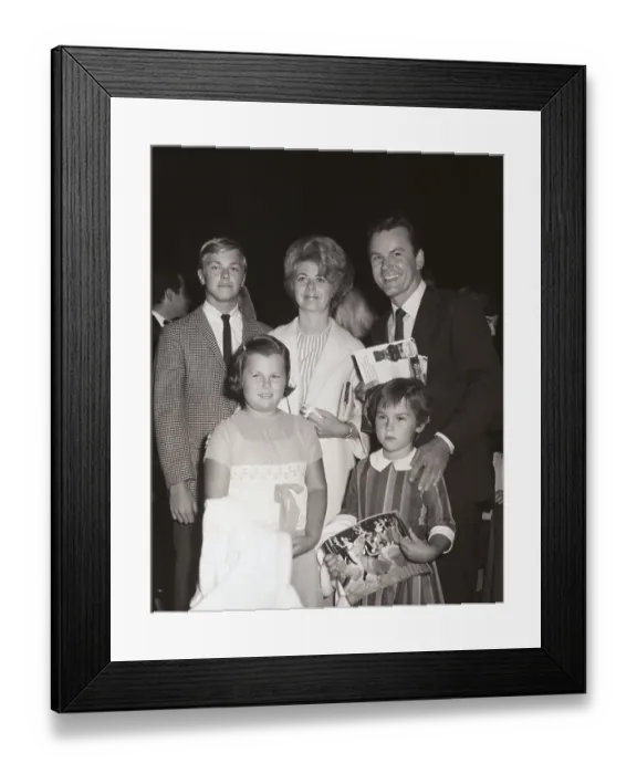 Framed Print : Bob Crane and Family Framed Print : Bob Crane and Family