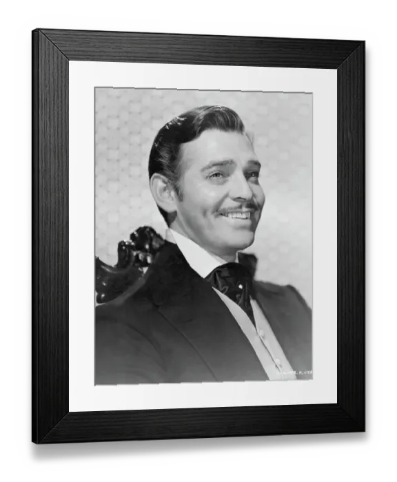 Framed Print : Portrait of Clark Gable Framed Print : Portrait of Clark Gable
