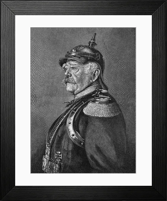 Framed Print : Portrait Of Otto Von Bismarck Framed Print : Portrait Of Otto Von Bismarck