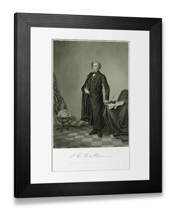 Framed Print : American Politician James C Calhoun Framed Print : American Politician James C Calhoun