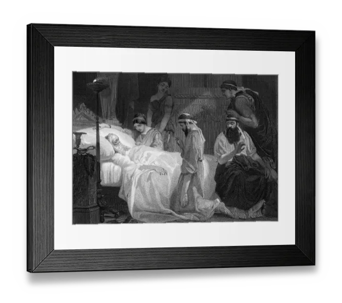 Framed Print : Engraving After The Death of Pericles by Chappel Framed Print : Engraving After The Death of Pericles by Chappel