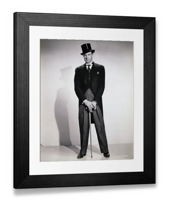 Framed Print : Portrait of Gary Cooper Framed Print : Portrait of Gary Cooper