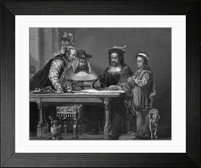 Framed Print : Columbus Planning His Voyage Framed Print : Columbus Planning His Voyage