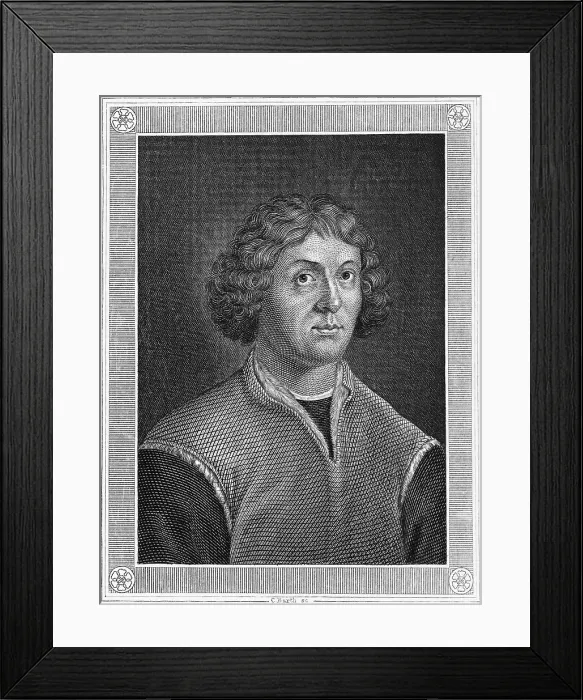 Framed Print : Engraving of Nicolaus Copernicus Framed Print : Engraving of Nicolaus Copernicus