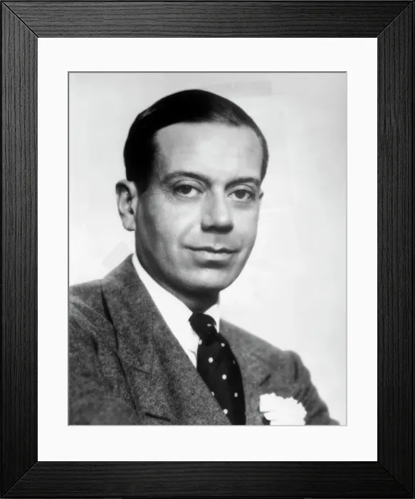 Framed Print : Portrait of Cole Porter Framed Print : Portrait of Cole Porter