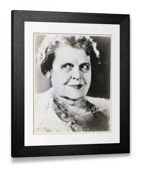 Framed Print : Portrait of Marie Dressler Framed Print : Portrait of Marie Dressler