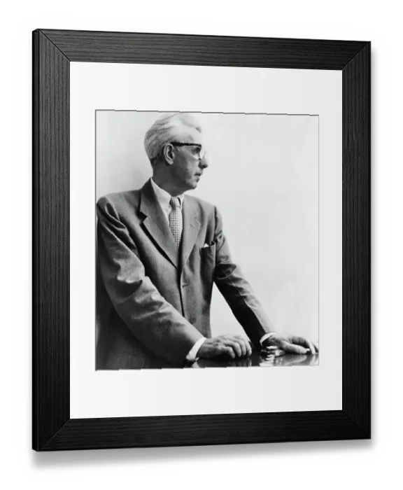 Framed Print : Portrait of James Thurber Framed Print : Portrait of James Thurber