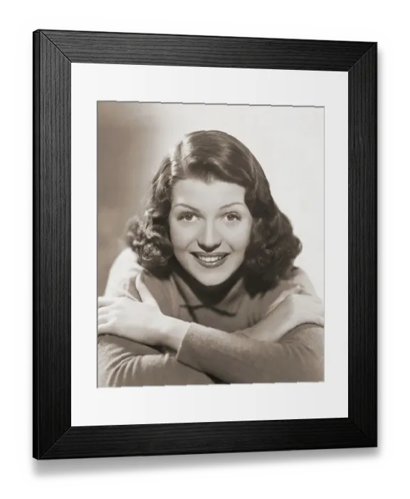 Framed Print : Portrait of Rita Hayworth Framed Print : Portrait of Rita Hayworth