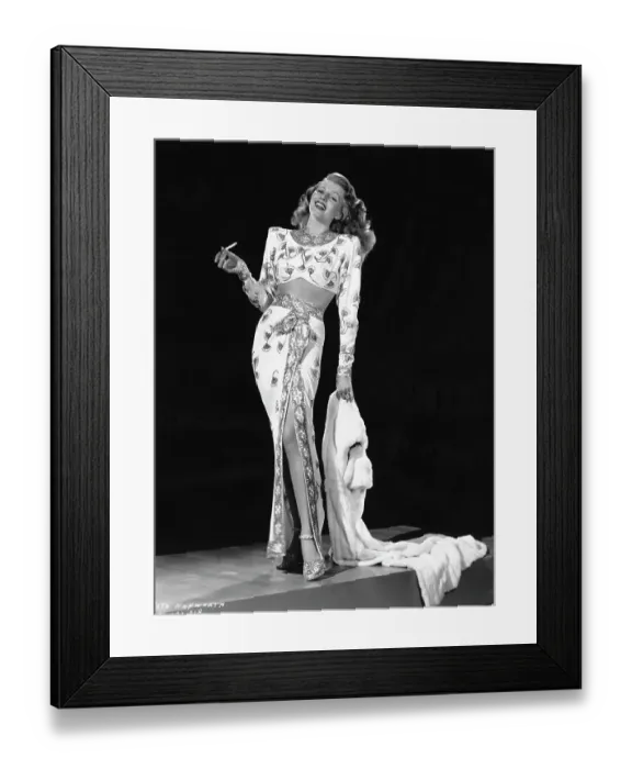 Framed Print : Portrait of Rita Hayworth Framed Print : Portrait of Rita Hayworth