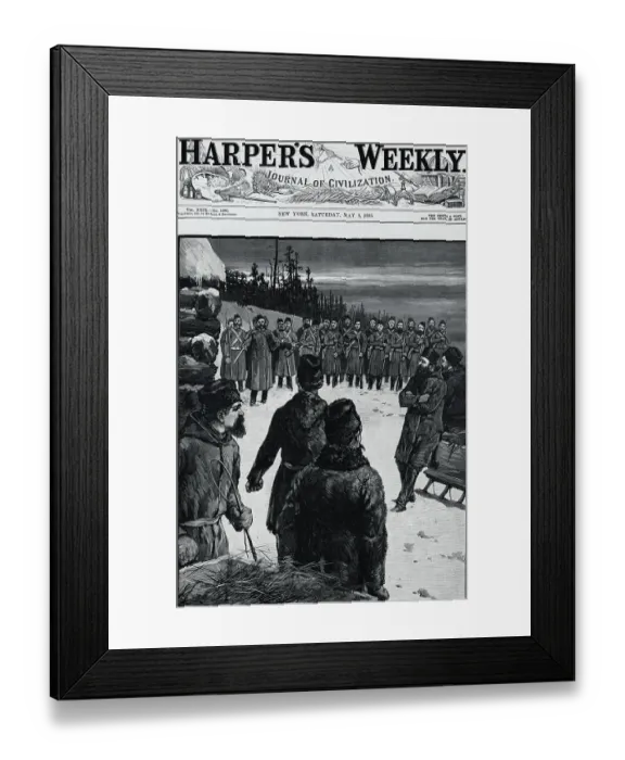 Framed Print : Louis Riel Speaking to Followers Outdoors Framed Print : Louis Riel Speaking to Followers Outdoors