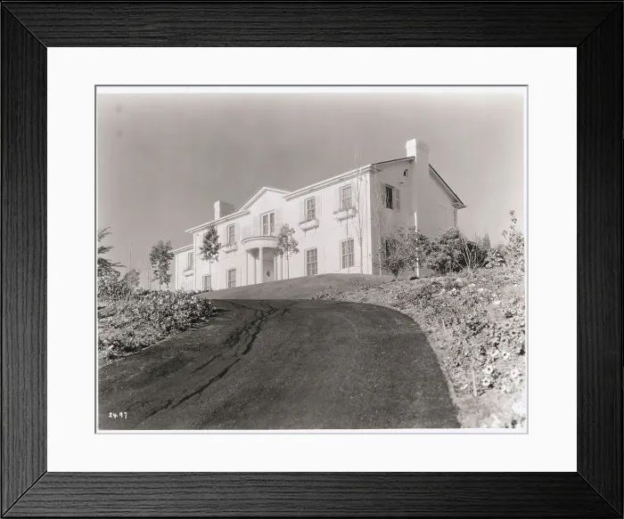 Framed Print : Jean Harlow's Home Framed Print : Jean Harlow's Home