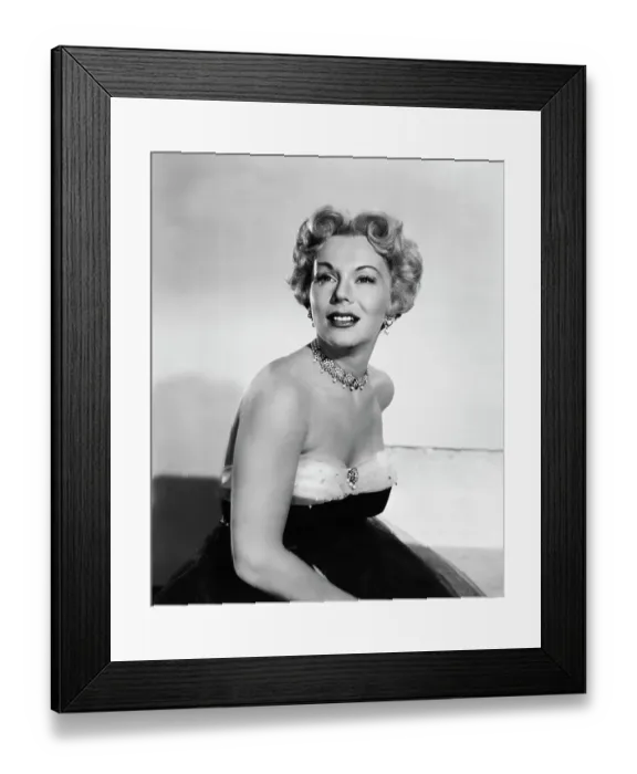 Framed Print : Portrait of Eva Gabor Framed Print : Portrait of Eva Gabor