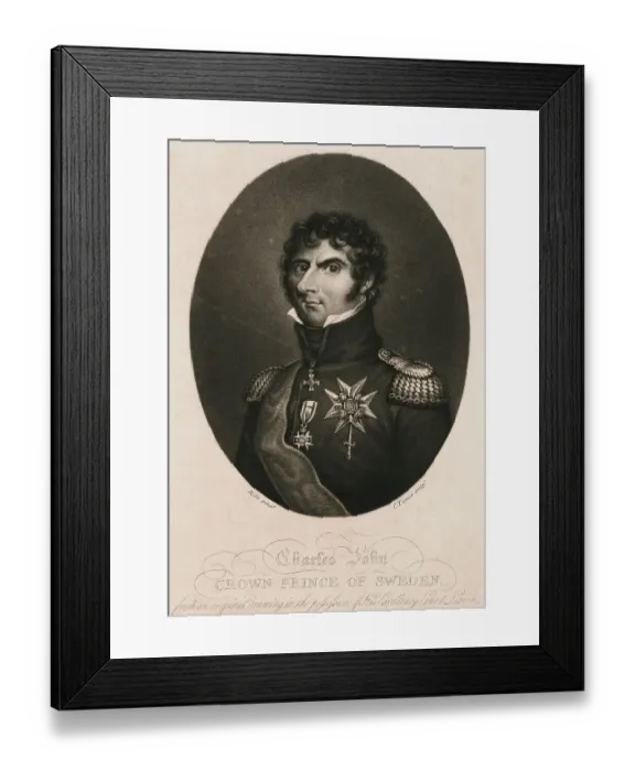 Framed Print : Sweden's King Karl XIV Johan Framed Print : Sweden's King Karl XIV Johan