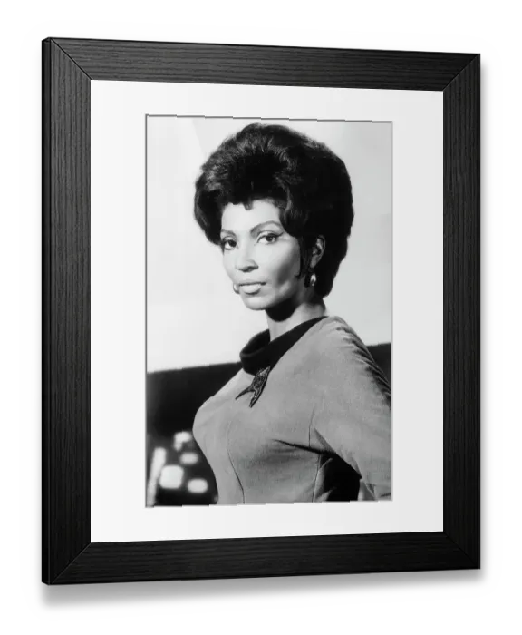 Framed Print : Nichelle Nichols as Uhura in Star Trek Framed Print : Nichelle Nichols as Uhura in Star Trek