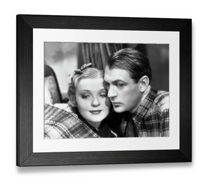 Framed Print : Gary Cooper and Anna Stern Framed Print : Gary Cooper and Anna Stern