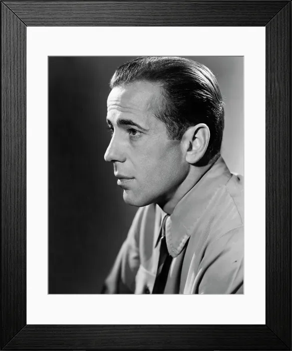 Framed Print : Portrait of Humphrey Bogart Framed Print : Portrait of Humphrey Bogart