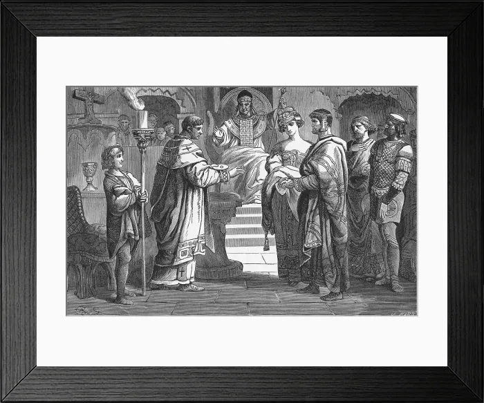 Framed Print : Roman Marriage Scene Framed Print : Roman Marriage Scene