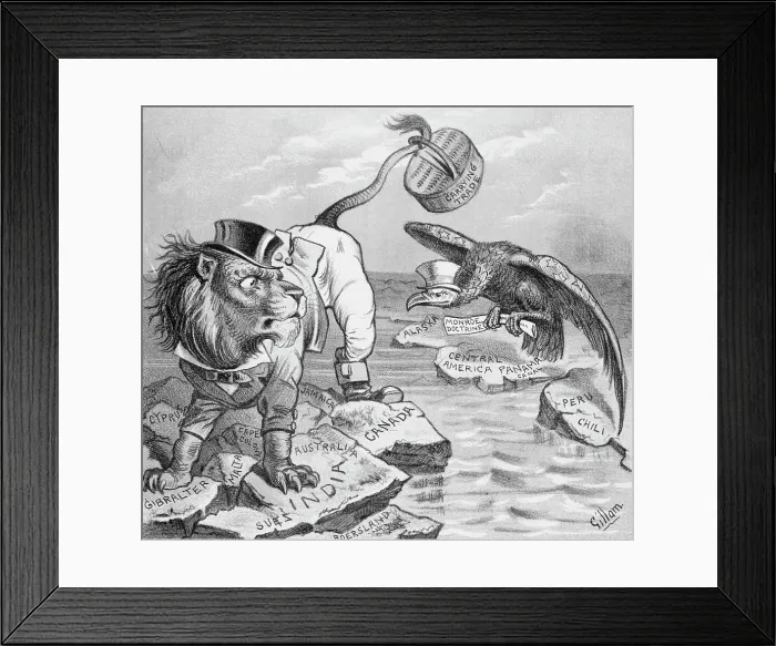 Framed Print : Depiction of Issues on Yankee Influence Framed Print : Depiction of Issues on Yankee Influence