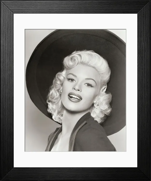 Framed Print : Portrait of Jayne Mansfield Framed Print : Portrait of Jayne Mansfield