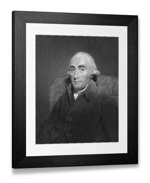 Framed Print : Portrait of Chemist Joseph Black Framed Print : Portrait of Chemist Joseph Black