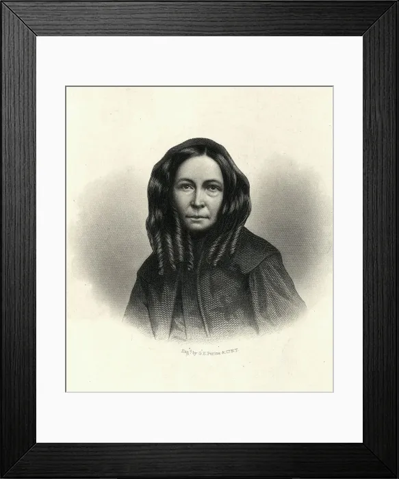 Framed Print : English Poet Elizabeth Barrett Browning Framed Print : English Poet Elizabeth Barrett Browning