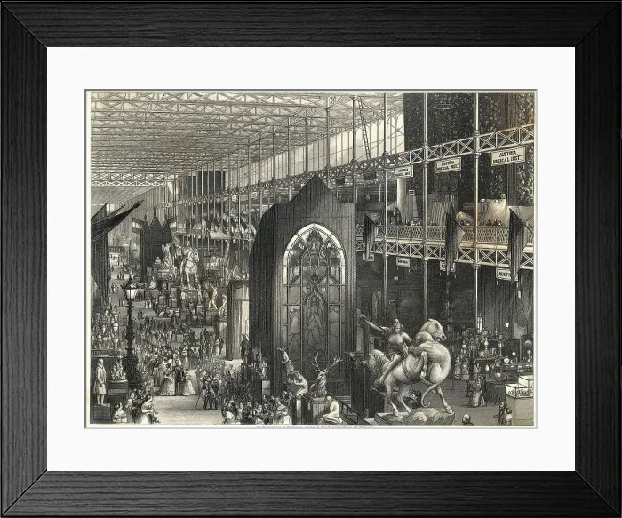 Framed Print : Interior Of The Crystal Palace Framed Print : Interior Of The Crystal Palace