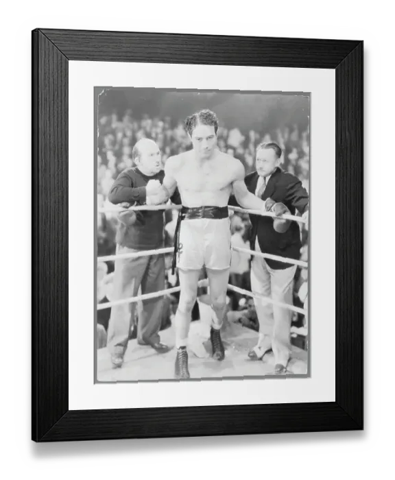 Framed Print : Max Baer Gripping Ring Ropes Framed Print : Max Baer Gripping Ring Ropes