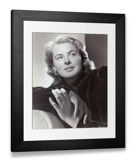 Framed Print : Portrait of Ingrid Bergman Framed Print : Portrait of Ingrid Bergman