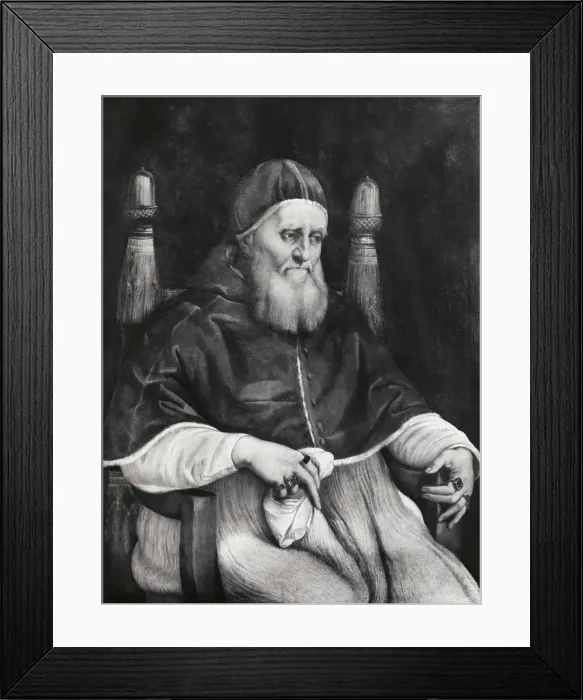 Framed Print : Pope Julius II by Raphael and Workshop Framed Print : Pope Julius II by Raphael and Workshop