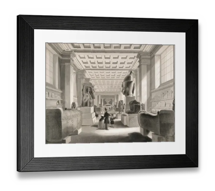 Framed Print : Patrons Admiring Artifacts Framed Print : Patrons Admiring Artifacts