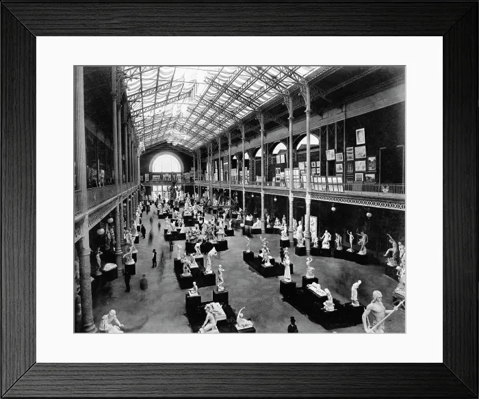 Framed Print : View Of Art Exposition Universelle