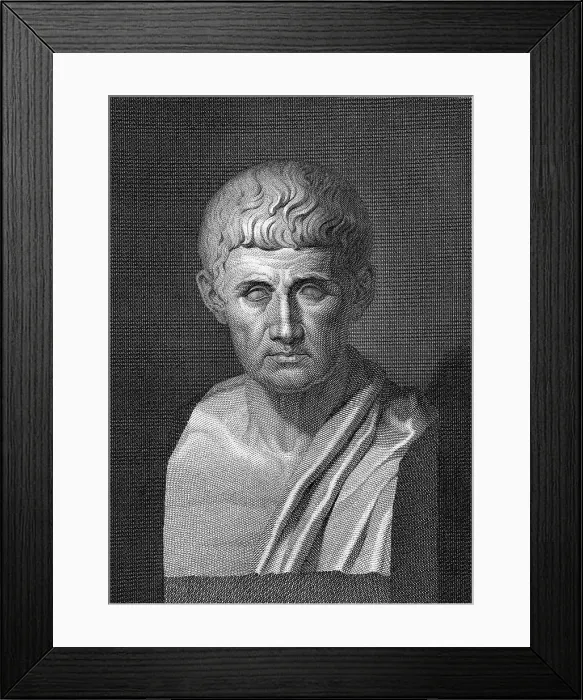 Framed Print : Bust Of Greek Philosopher Aristotle Framed Print : Bust Of Greek Philosopher Aristotle