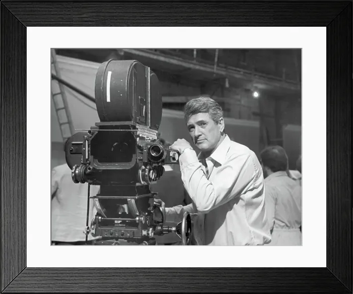 Framed Print : Rock Hudson Posing with Camera Framed Print : Rock Hudson Posing with Camera
