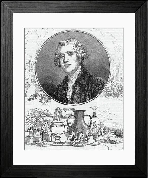 Framed Print : Portrait of Josiah Wedgewood
