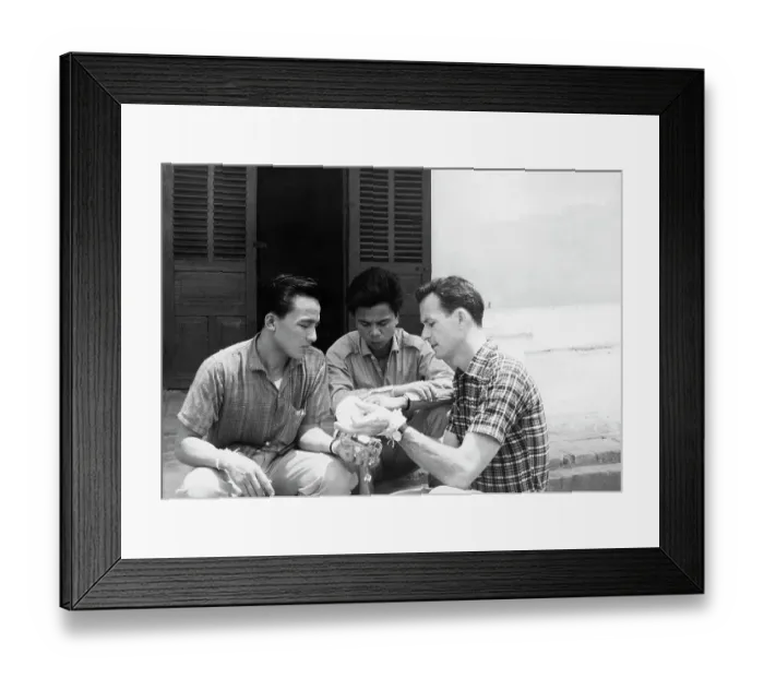 Framed Print : Thomas Dooley Co-Founder Of Medico Framed Print : Thomas Dooley Co-Founder Of Medico