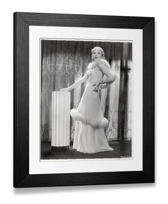Framed Print : Ida Lupino Posed In Evening Gown Framed Print : Ida Lupino Posed In Evening Gown
