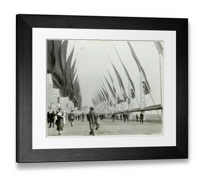Framed Print : World's Fair Entrance Framed Print : World's Fair Entrance