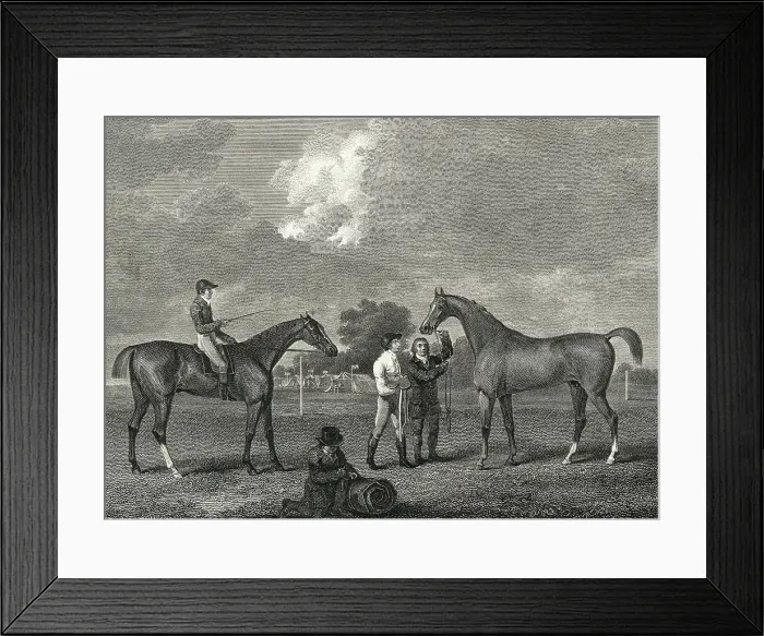 Framed Print : Thoroughbreds Eclipse & Shakespear