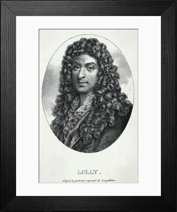 Framed Print : French Composer Jean Baptiste Lulli / Illu Framed Print : French Composer Jean Baptiste Lulli / Illu
