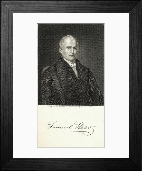 Framed Print : American Industrialist Samuel Slater Framed Print : American Industrialist Samuel Slater