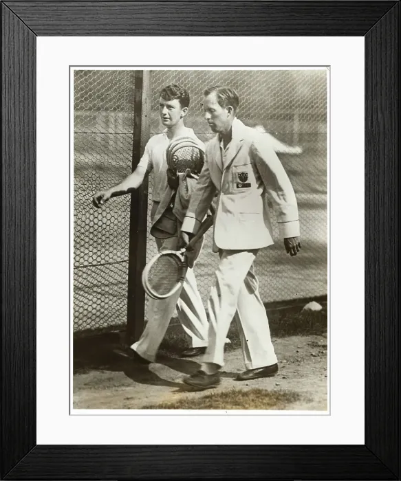 Framed Print : John Van Ryn and Wilmer Allison