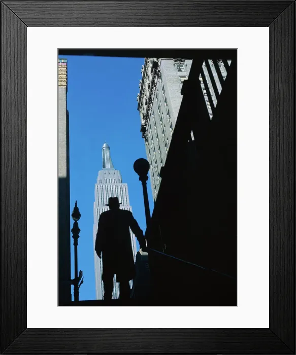 Framed Print : View of Empire State Building Framed Print : View of Empire State Building