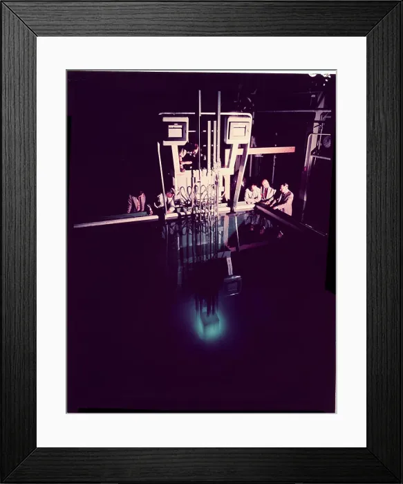 Framed Print : Scientists Watching Test of Atomic Reactor