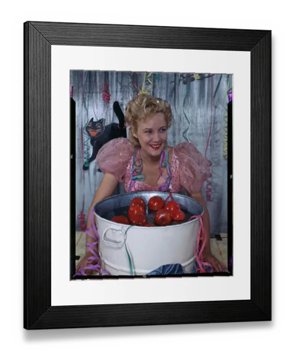 Framed Print : Ducking for Apples Framed Print : Ducking for Apples