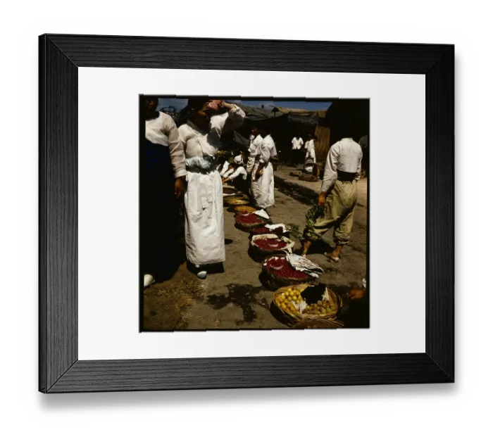 Framed Print : Shoppers in Korean Market Framed Print : Shoppers in Korean Market