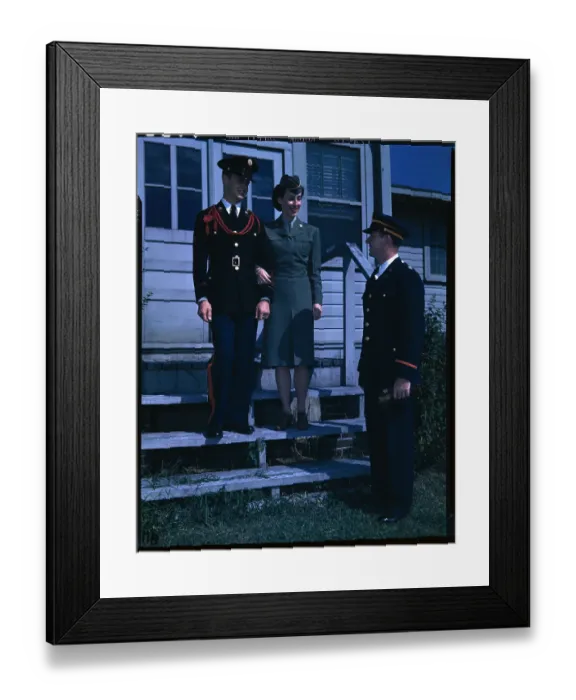 Framed Print : Soldiers Wearing Full Uniform Framed Print : Soldiers Wearing Full Uniform