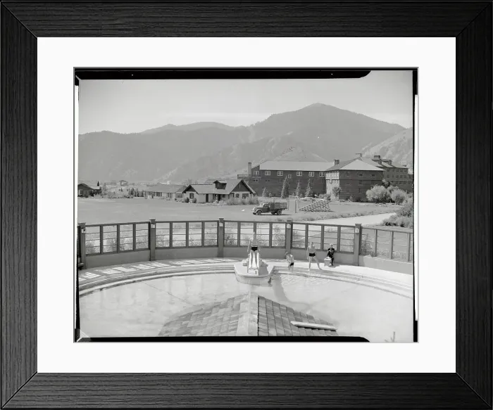 Framed Print : Fighters Recuperating At the Sun Valley Naval Hospital Framed Print : Fighters Recuperating At the Sun Valley Naval Hospital