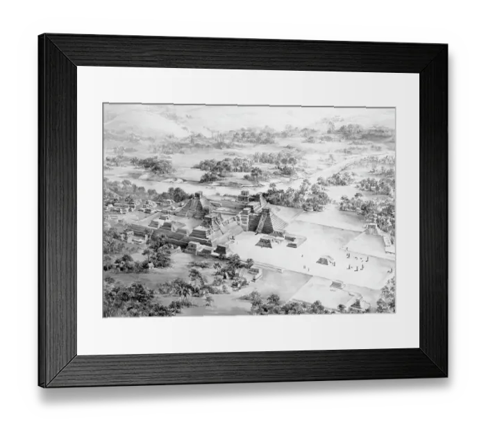 Framed Print : Pyramids of the Sun at Teotihuaram Framed Print : Pyramids of the Sun at Teotihuaram