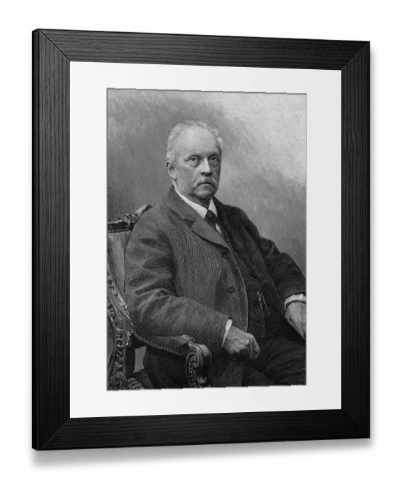 Framed Print : Portrait Of Hermann Von Helmholtz