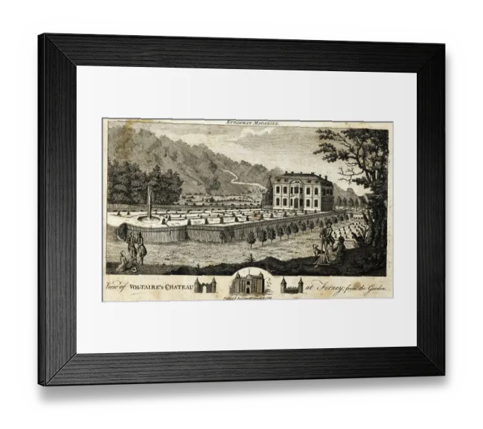 Framed Print : Exterior of the Huge Voltaire Estate Framed Print : Exterior of the Huge Voltaire Estate